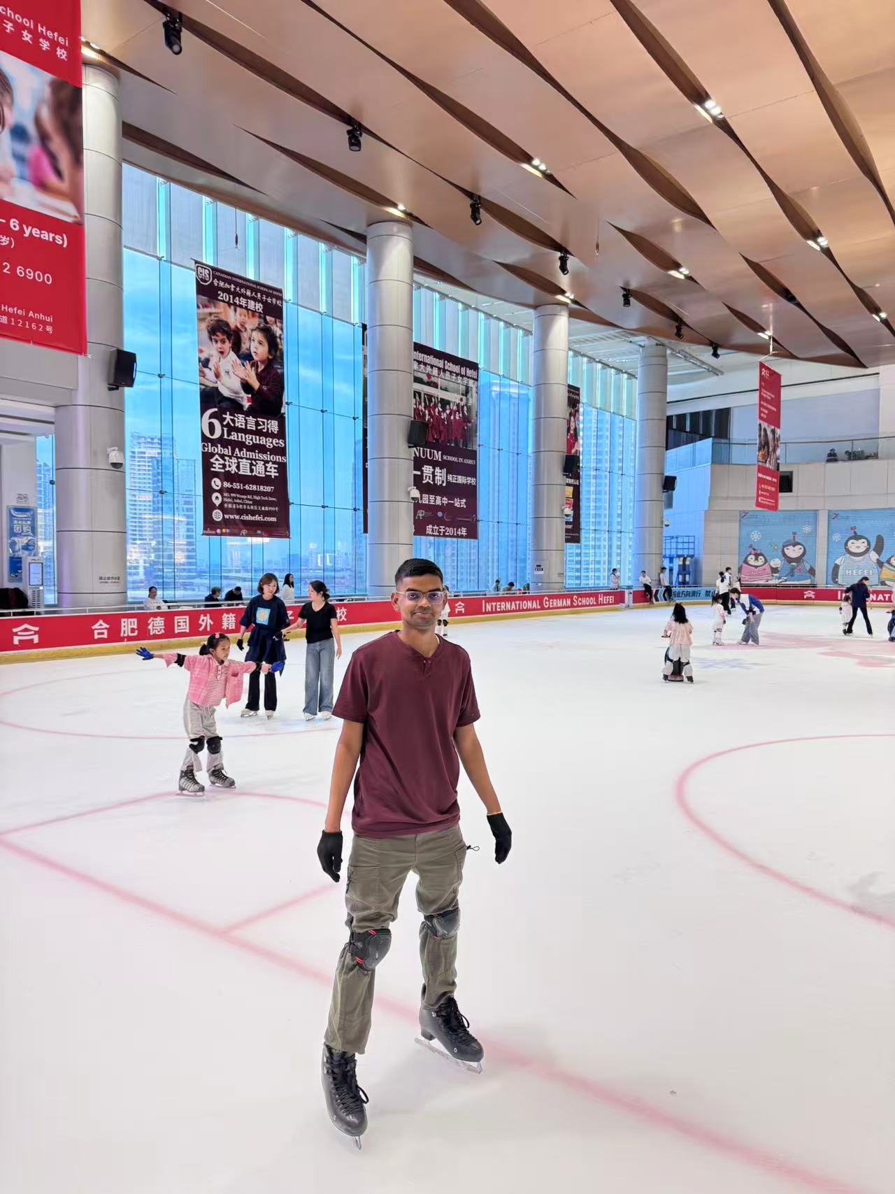 Day 1 of skating.